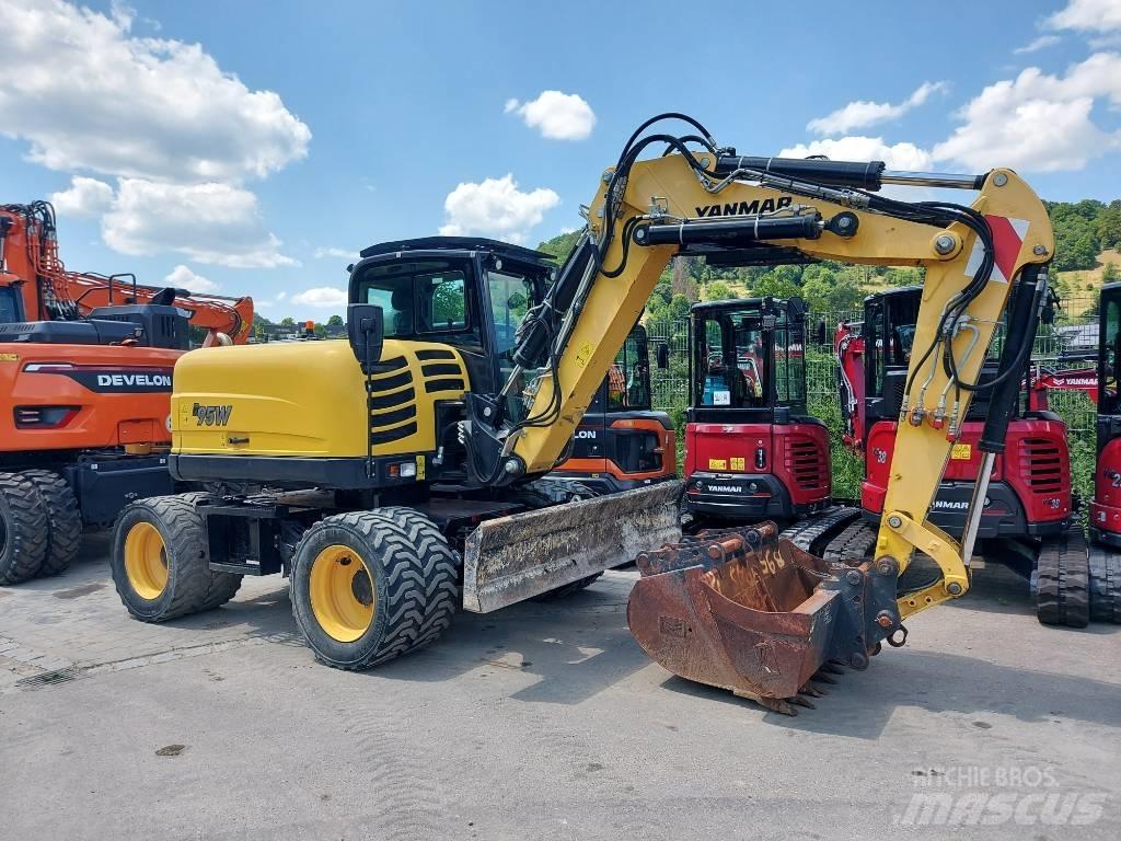 Yanmar B 95 W Escavadoras de rodas