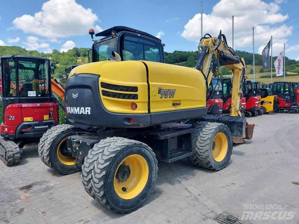 Yanmar B 95 W Escavadoras de rodas