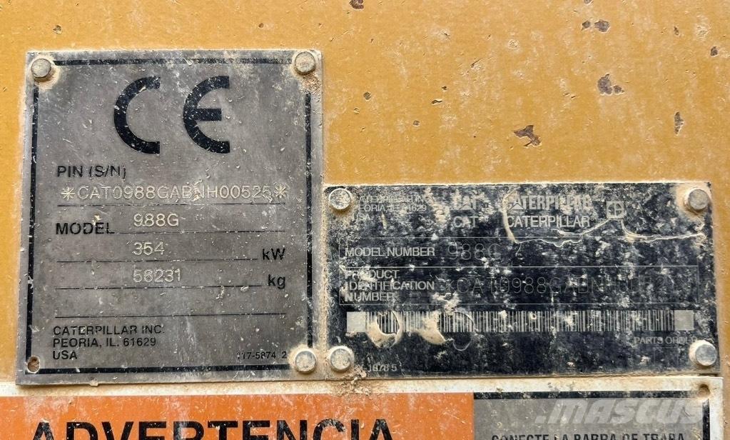 CAT 988 G Pás carregadoras de rodas