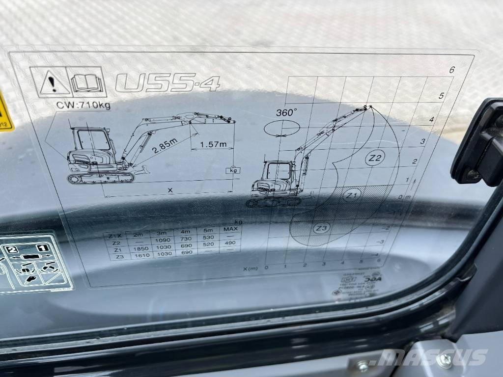 Kubota U 55-4 Mini Escavadoras <7t