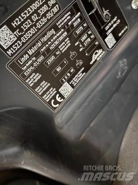 Linde E25/600HL Empilhadores eléctricos