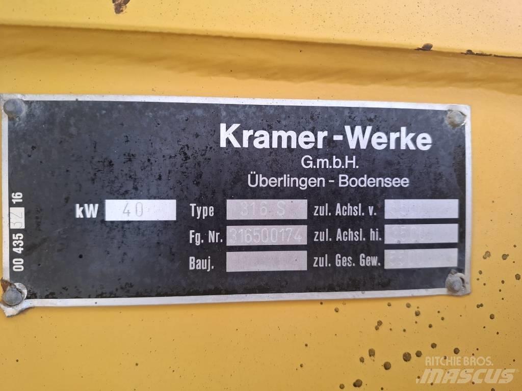 Kramer 316 Retroescavadoras