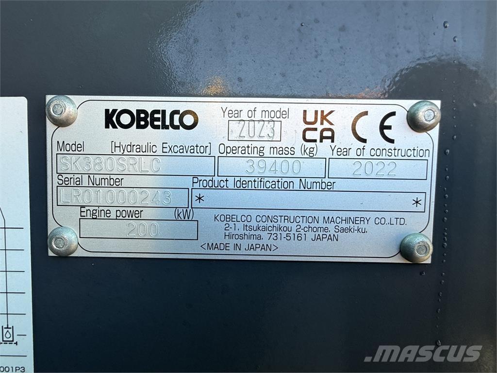 Kobelco SK380SRLC Escavadoras de rastos