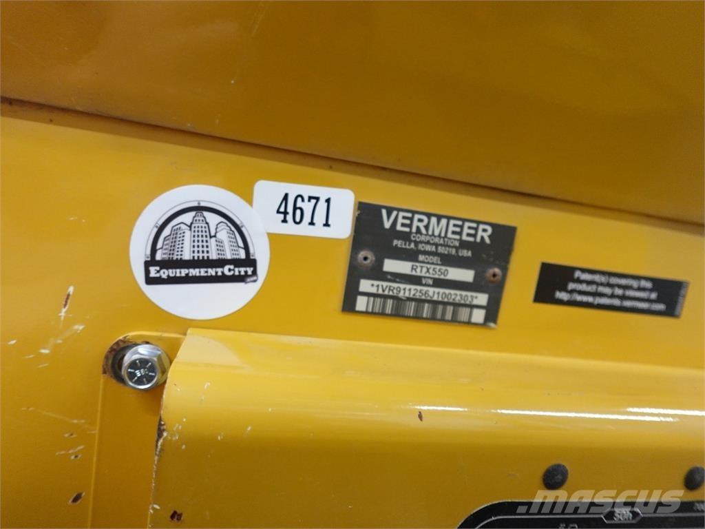 Vermeer RTX550 Abre-valas