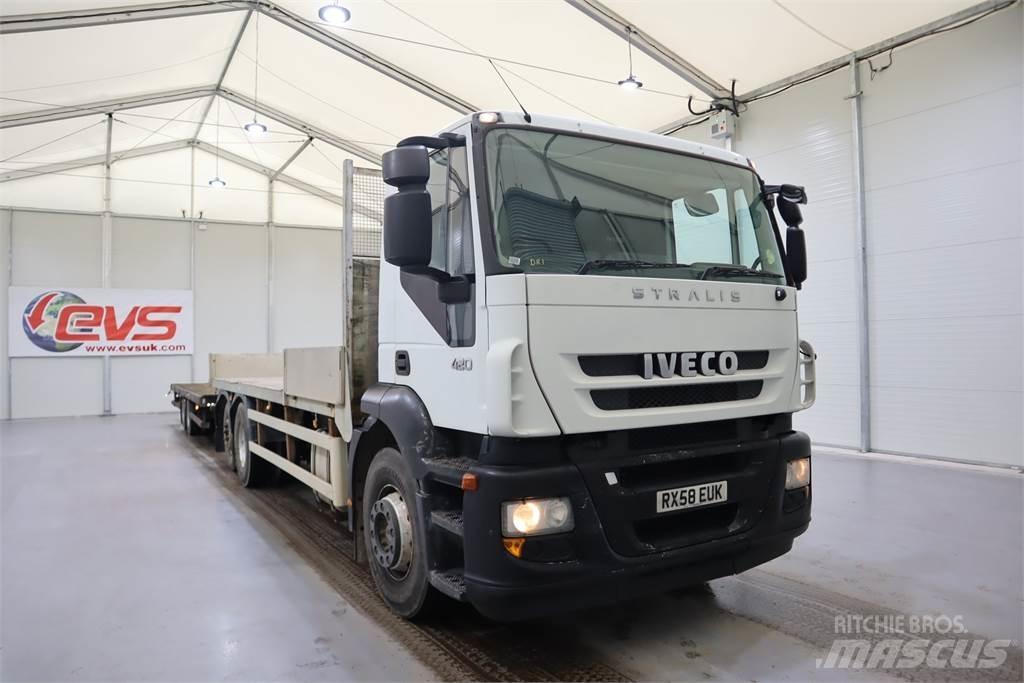Iveco STRALIS 420 DRAWBAR Camiões estrado/caixa aberta