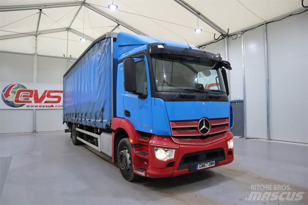 Mercedes-Benz ANTOS 1824 Camiões caixa cortinas laterais