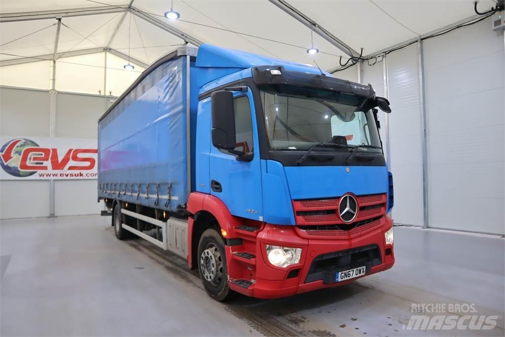 Mercedes-Benz ANTOS 1824 Camiões caixa cortinas laterais