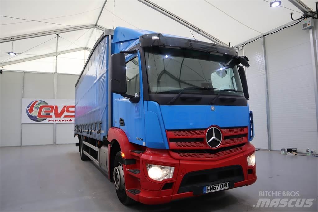 Mercedes-Benz ANTOS 1824 Camiões caixa cortinas laterais