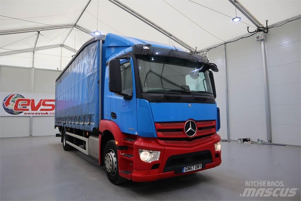 Mercedes-Benz ANTOS 1824 Camiões caixa cortinas laterais