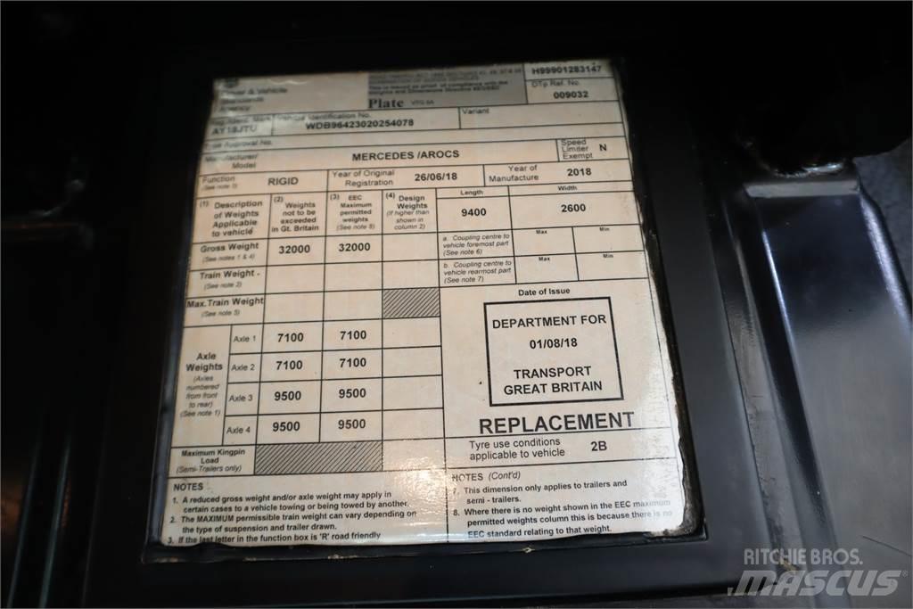 Mercedes-Benz Arocs 3240 Camiões basculantes