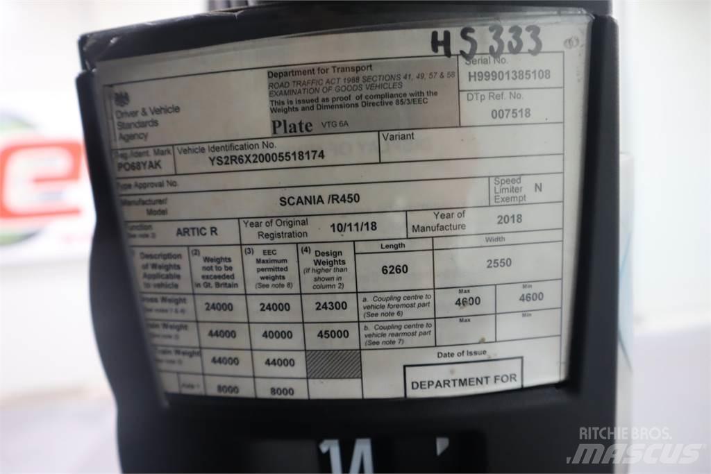 Scania R450 Tractores (camiões)