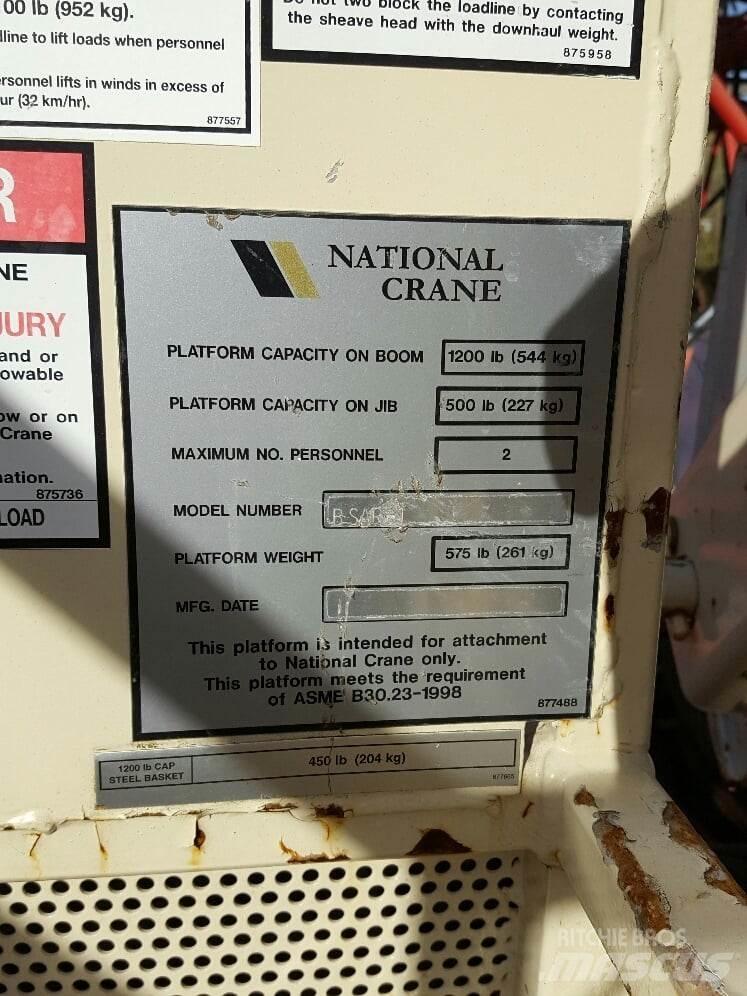 National  Peças e equipamento de gruas