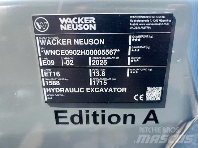 Wacker Neuson ET 16 Escavadoras de rastos