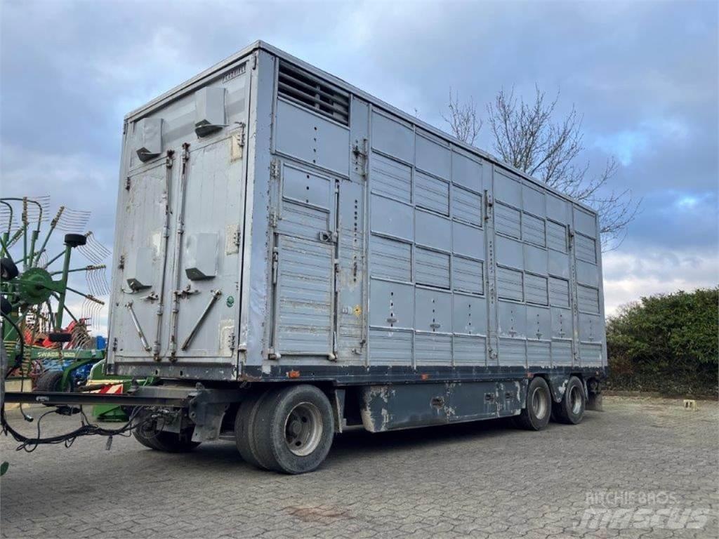 Pezzaioli 3-Stock Semi Reboques Transporte Animais
