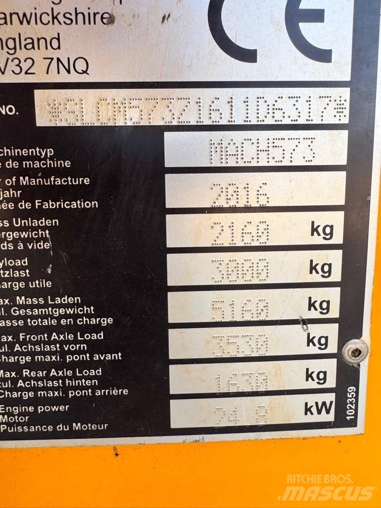 Thwaites 3 tonne Dumpers de obras