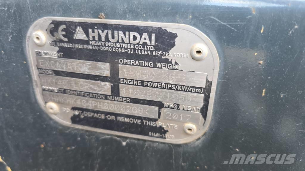 Hyundai HX 145 LCR Escavadoras de rastos