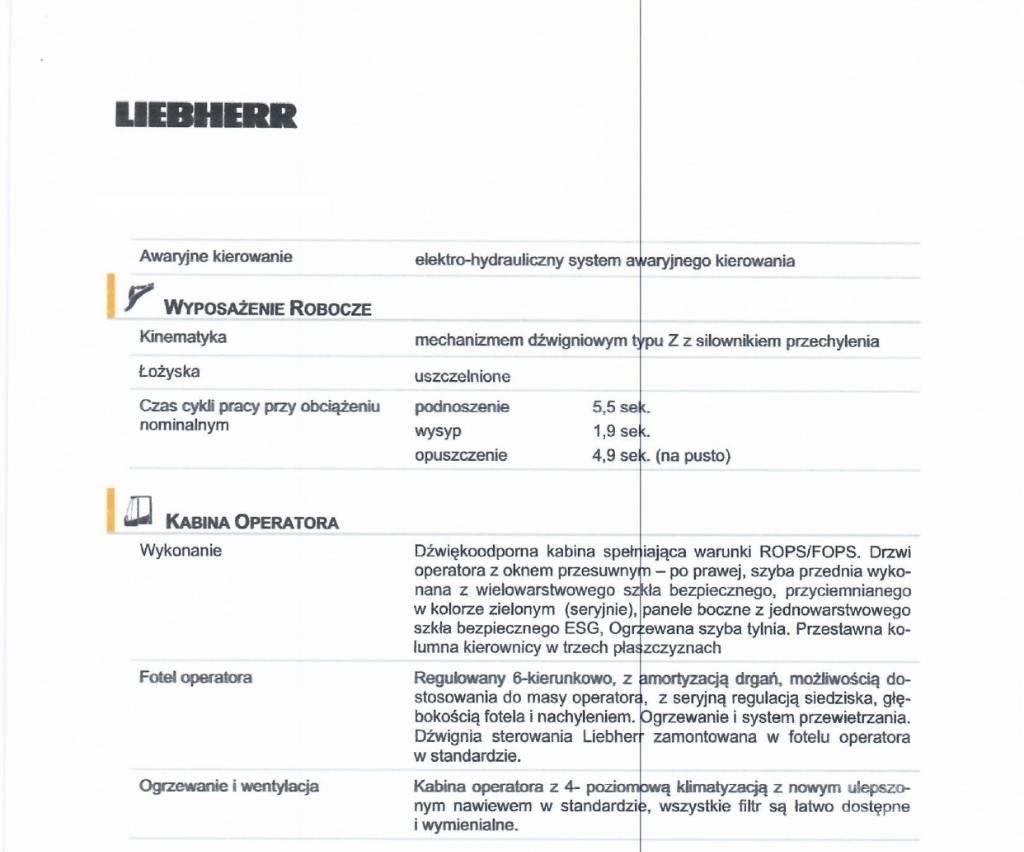 Liebherr L 538 Pás carregadoras de rodas