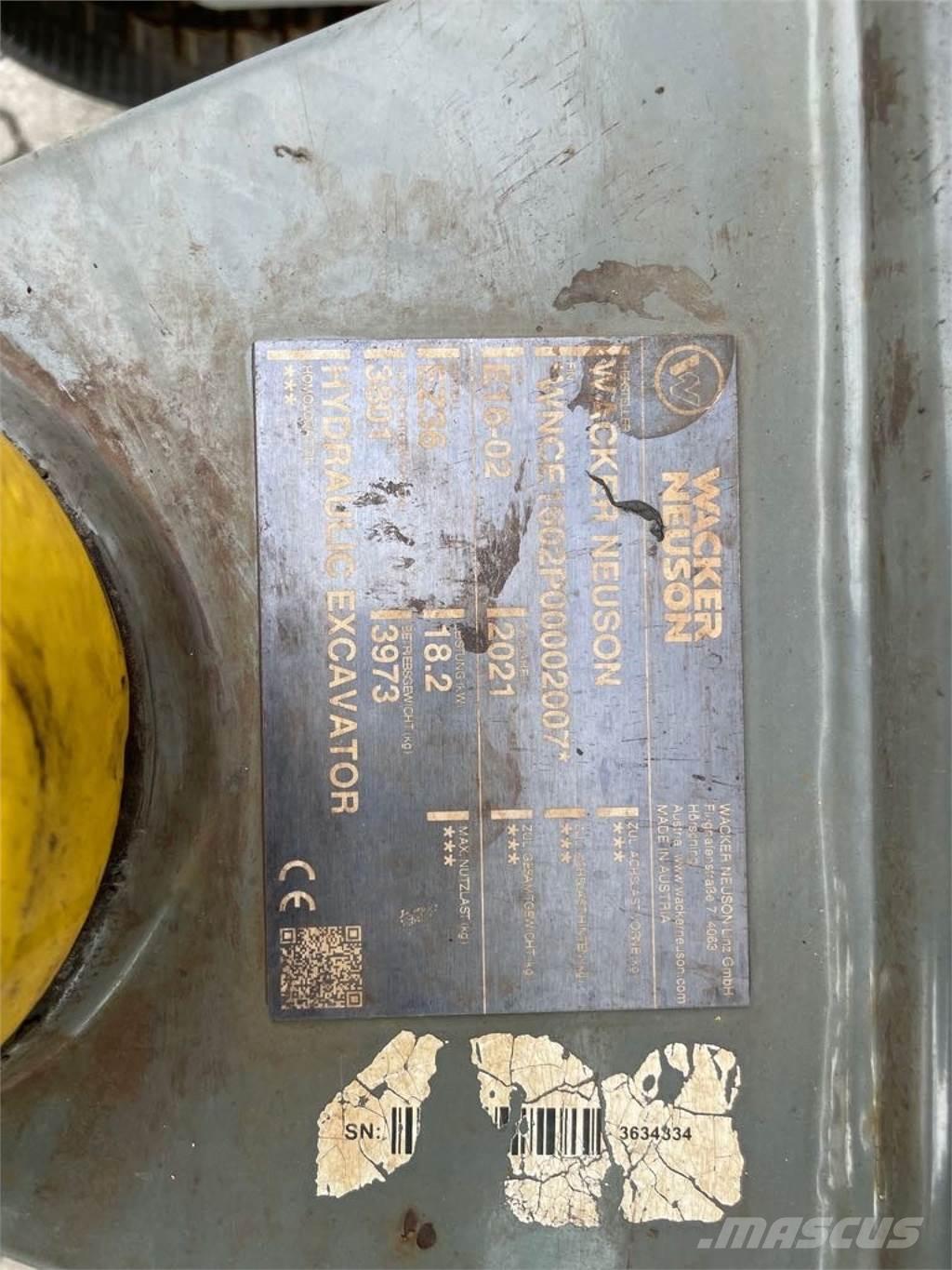 Wacker Neuson EZ36 Escavadoras de rastos
