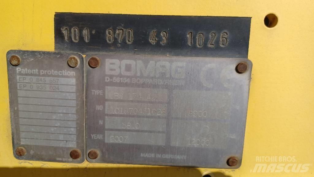 Bomag BW 174 A C Cilindros Compactadores mistos
