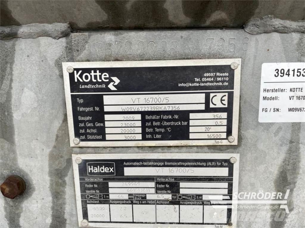 Kotte VT 16700 Camiões-cisterna de lamas