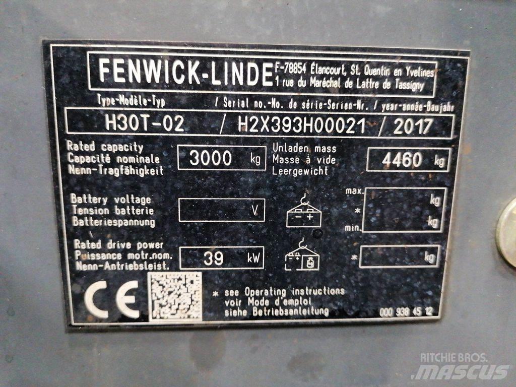 Linde H30T-02 Empilhadores a gás