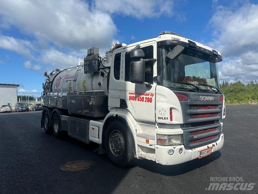 Scania P340 6x2*4 Camiões Aspiradores Combi