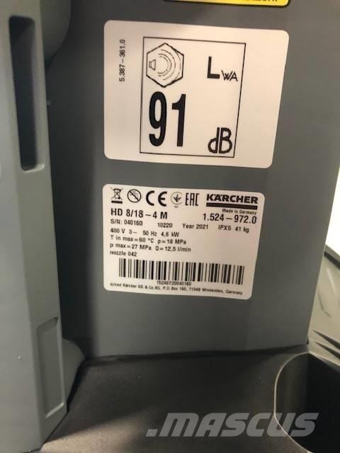 Kärcher hd 8/18 Máquinas de lavagem a alta pressão