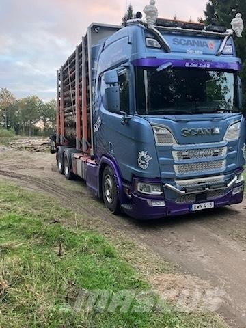 Scania R650B6X4NB Camiões de transporte de troncos