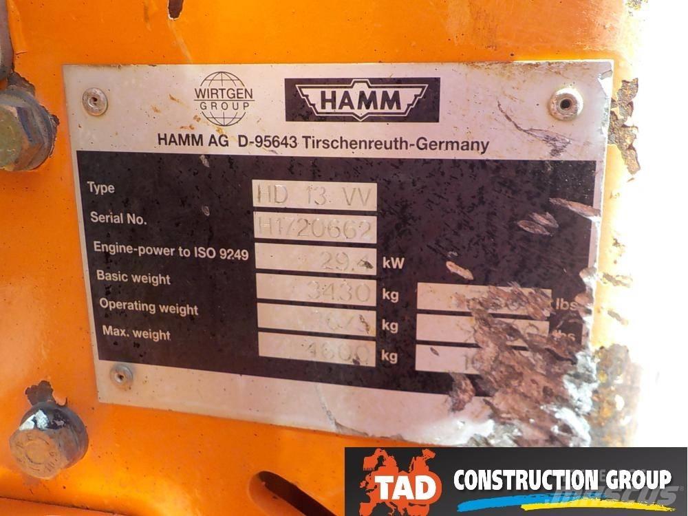 Hamm HD 13 VV Cilindros Compactadores tandem