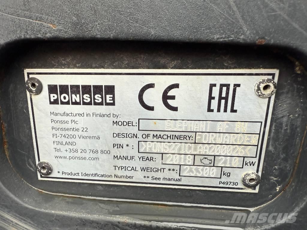 Ponsse Elephant Forwarders florestais