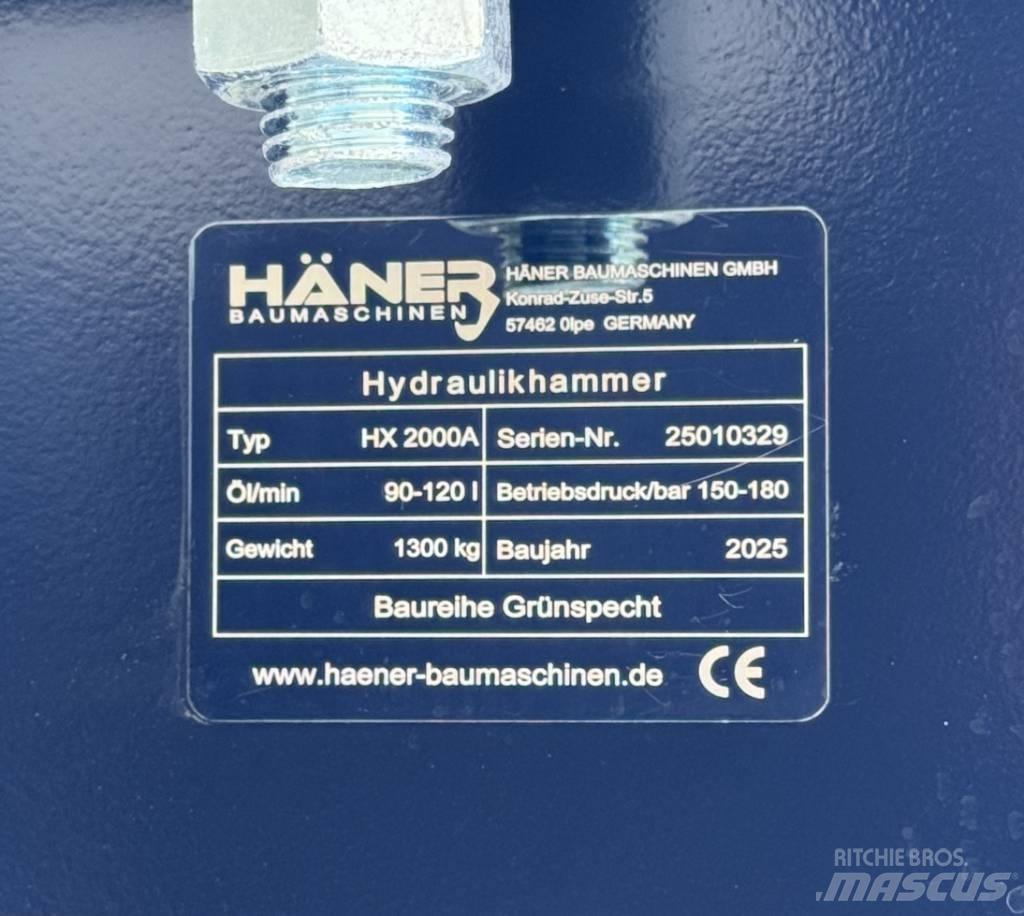  Haner HX 2000A Martelos Hidráulicos