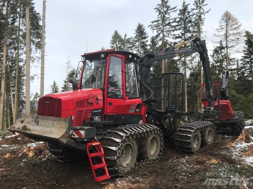 Komatsu 835 Forwarders florestais