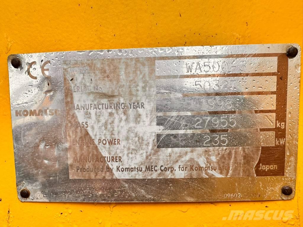 Komatsu WA500-3 Pás carregadoras de rodas