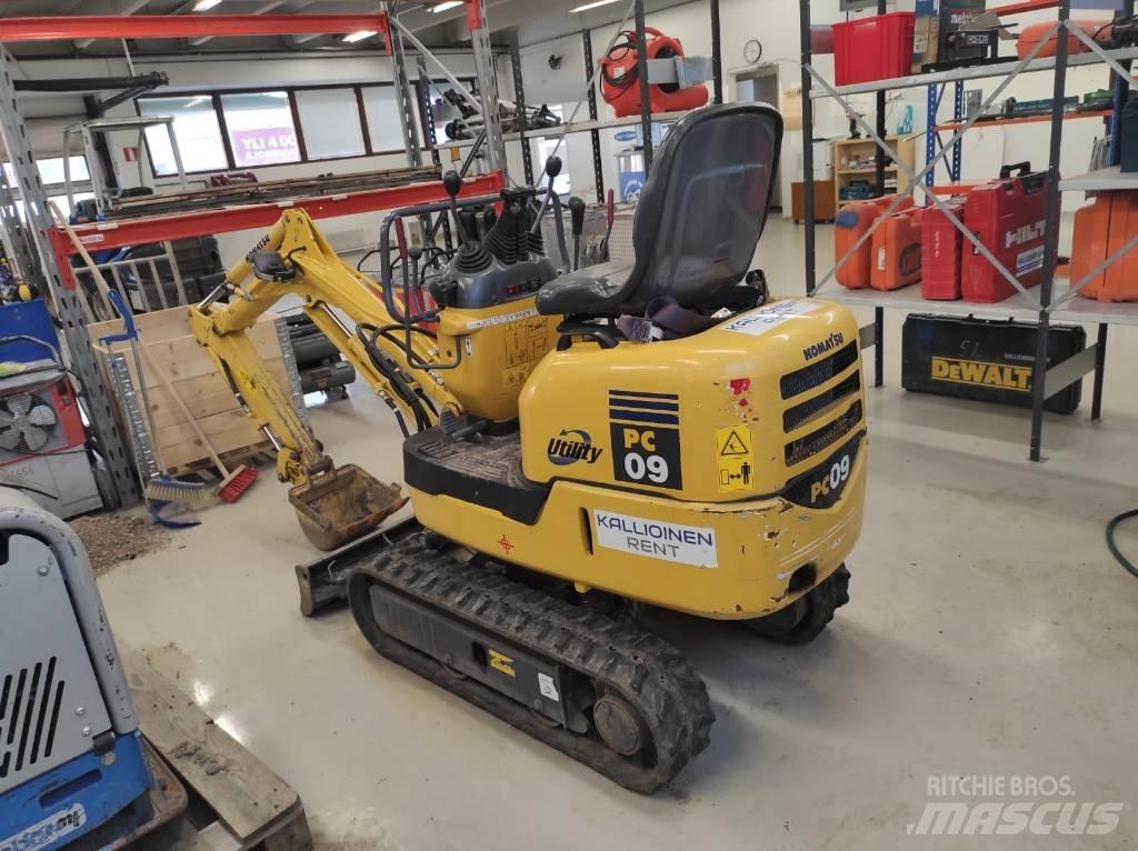 Komatsu PC 09-1 Mini Escavadoras <7t