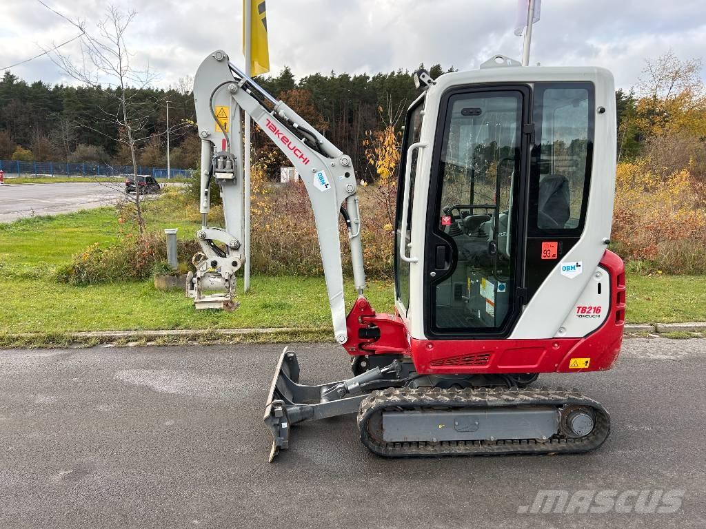 Takeuchi TB 216A V4 Mini Escavadoras <7t