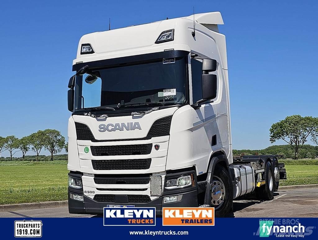 Scania R450 6x2*4 Camiões caixa desmontável com elevador de cabo