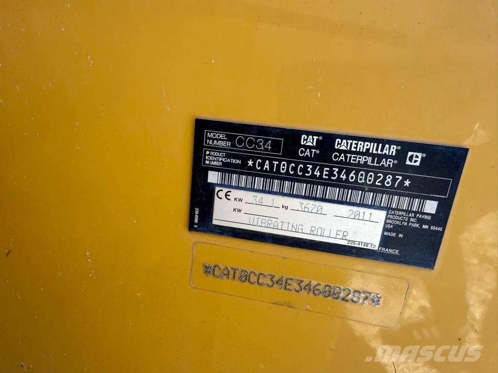 CAT CC 34 Cilindros Compactadores mistos