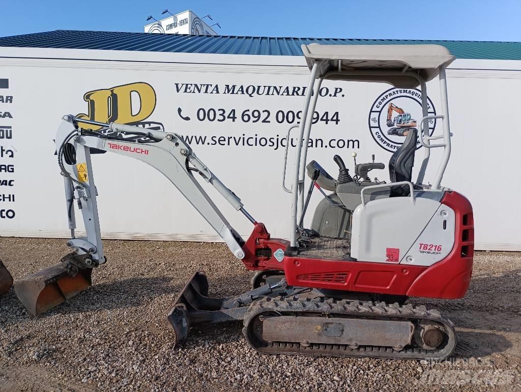 Takeuchi TB 216 Mini Escavadoras <7t