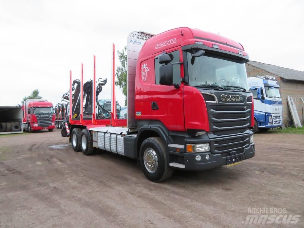 Scania R 450 Camiões de transporte de troncos