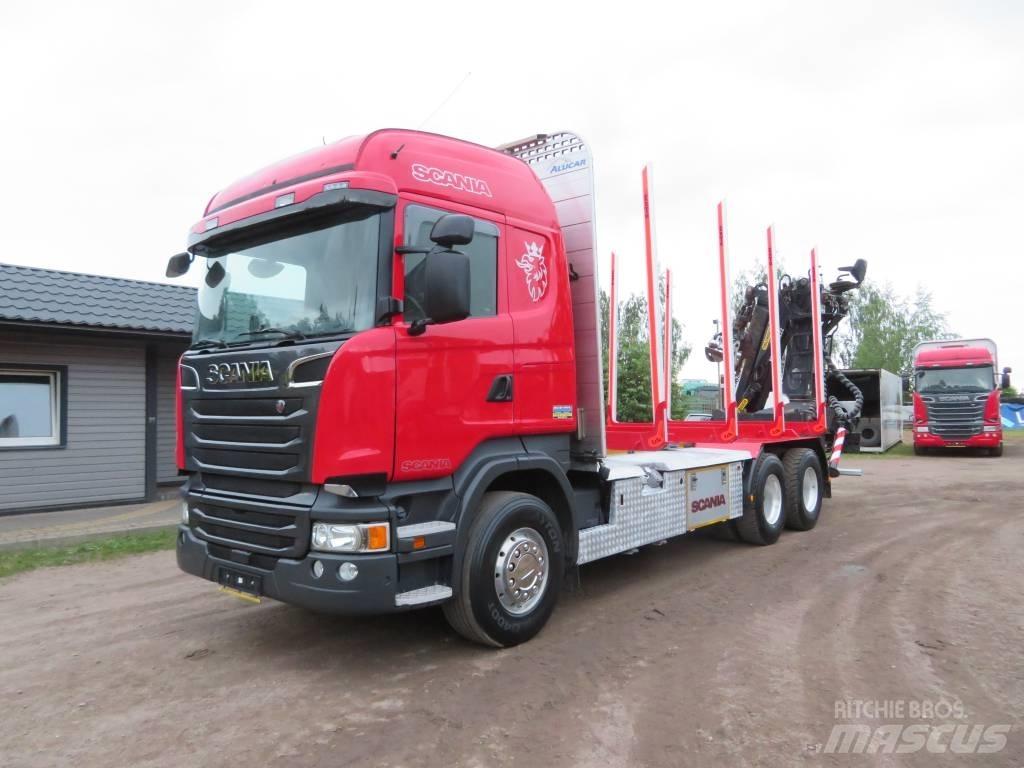 Scania R 450 Camiões de transporte de troncos