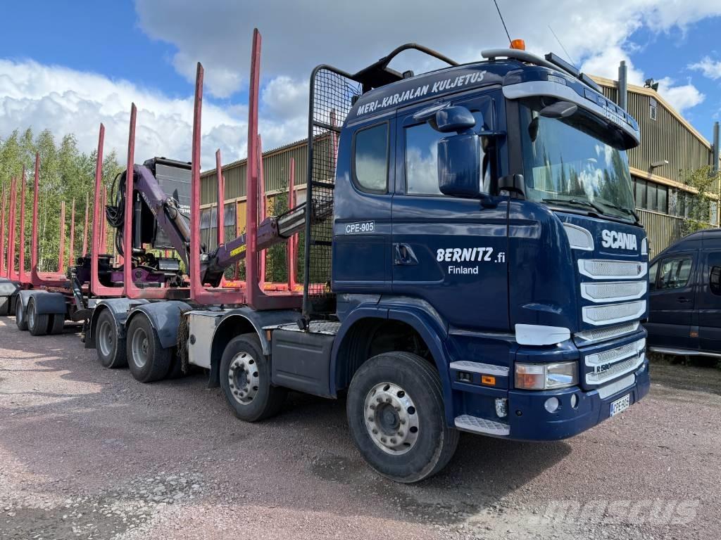 Scania R 580 Camiões de transporte de troncos