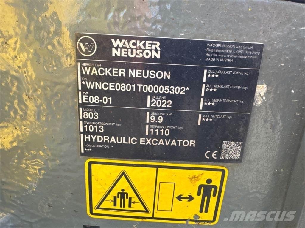 Wacker Neuson 803 Escavadoras de rastos