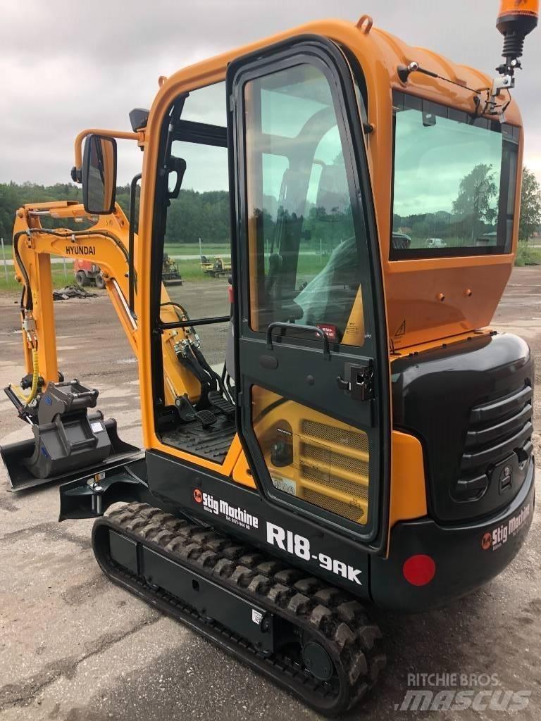 Hyundai R18 - 9AK Mini Escavadoras <7t