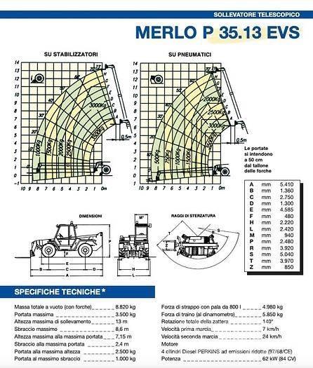 Merlo P35.13EVS Manipuladores telescópicos