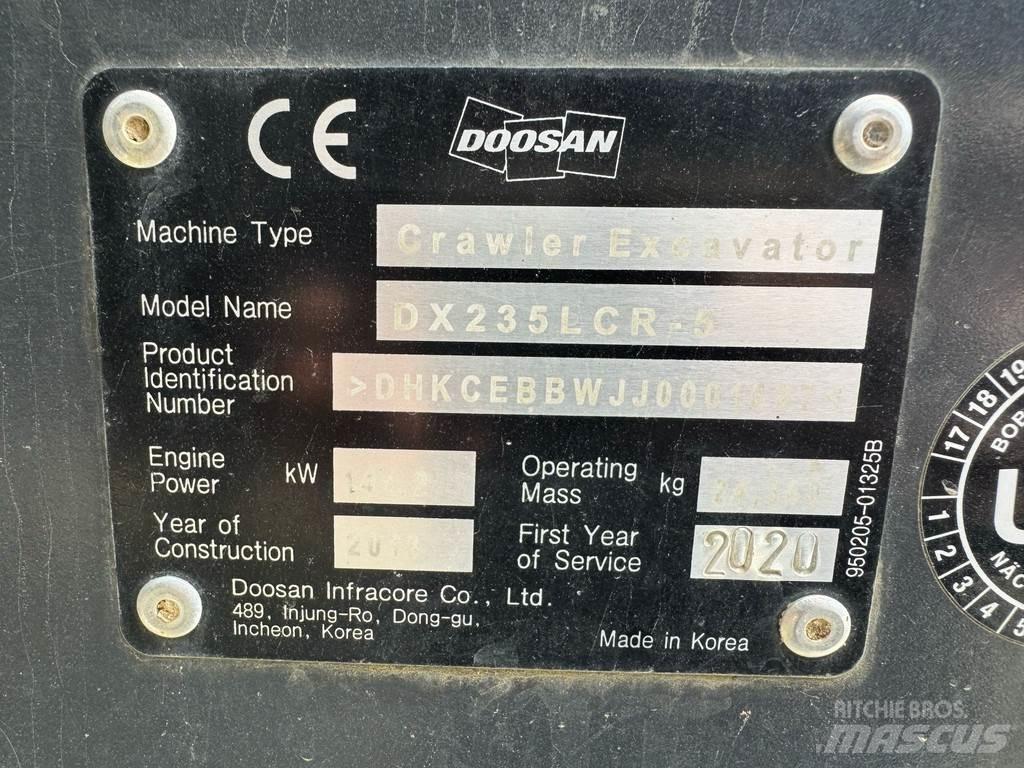 Doosan DX235LCR-5 Escavadoras de rastos