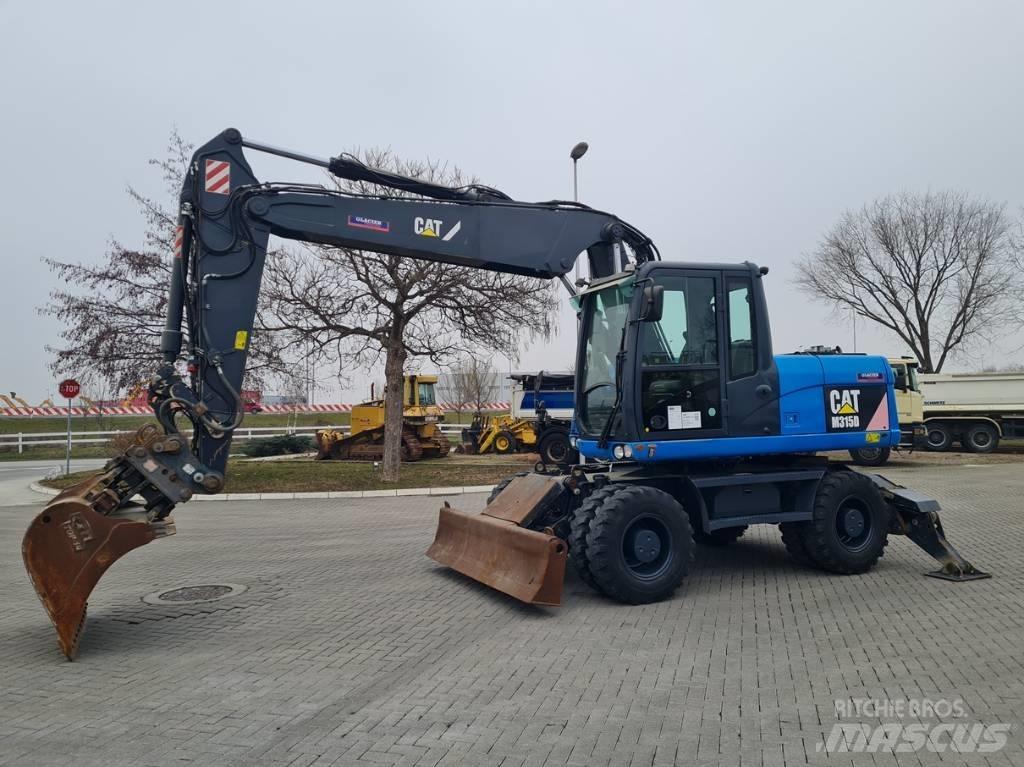 CAT M315D 2 buckets Escavadoras de rodas