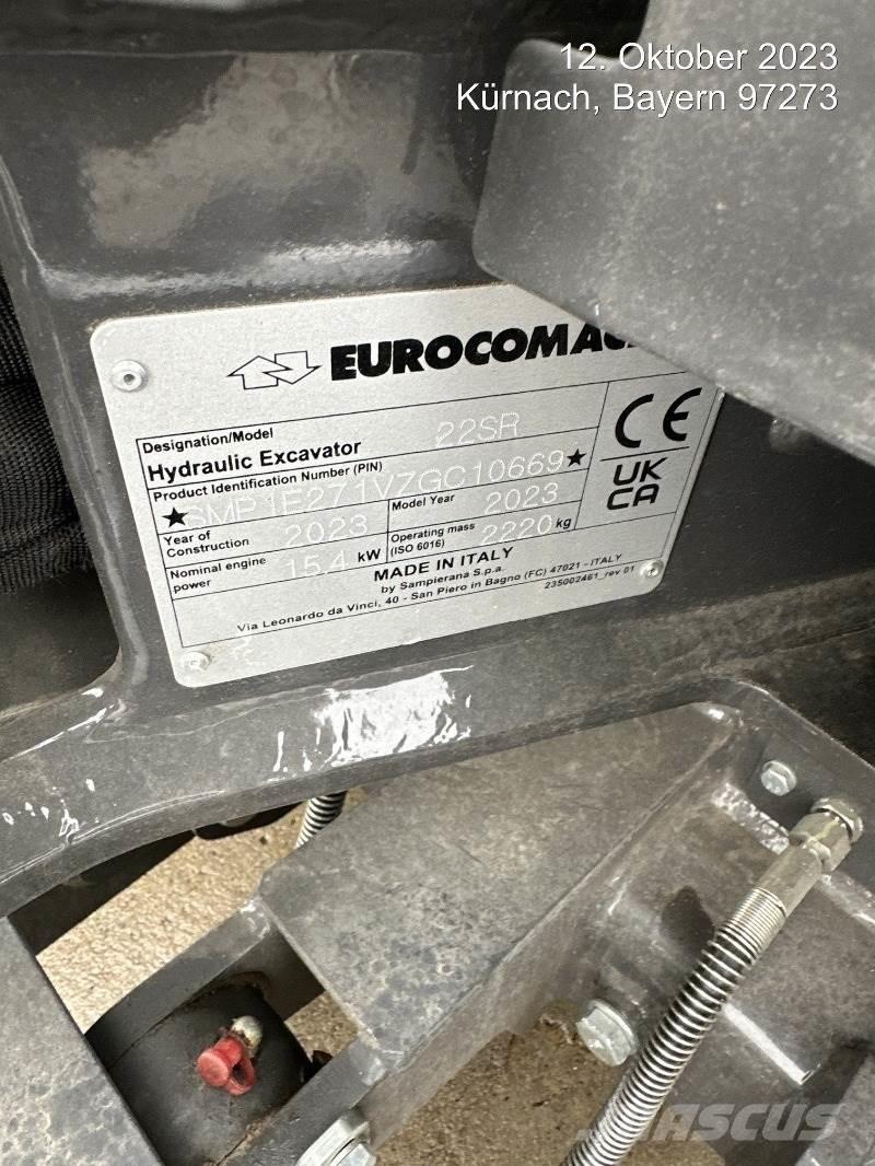 Eurocomach 22SR Mini Escavadoras <7t