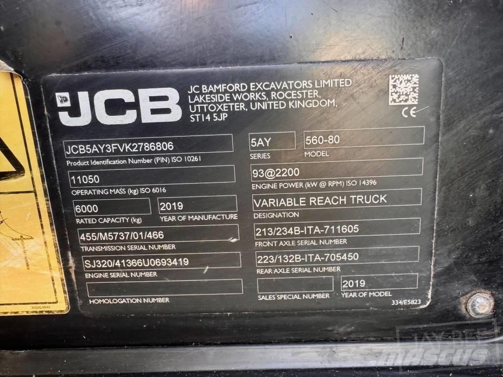 JCB 560-80 Manipuladores telescópicos