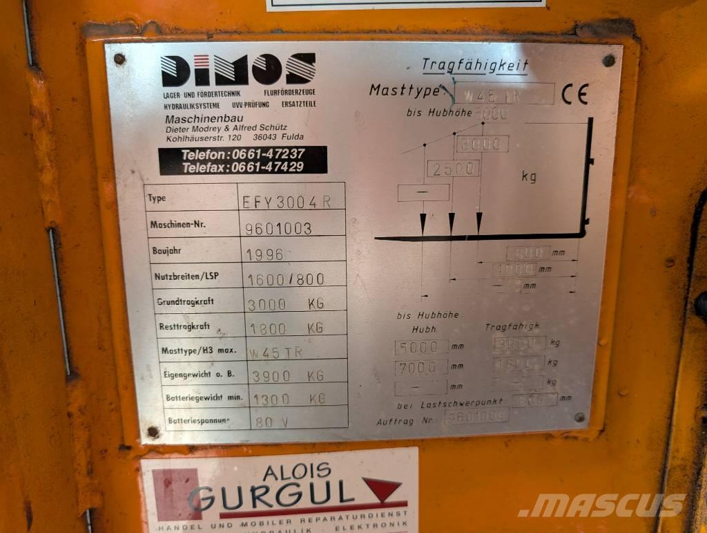 Dimos EFY3004-R Empilhadores eléctricos