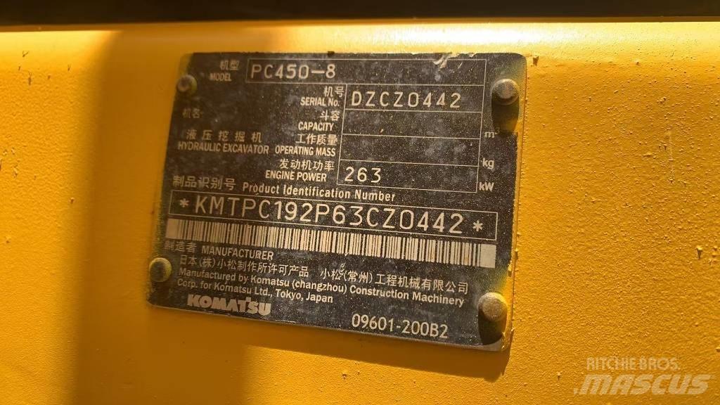 Komatsu PC450 Escavadoras de rastos